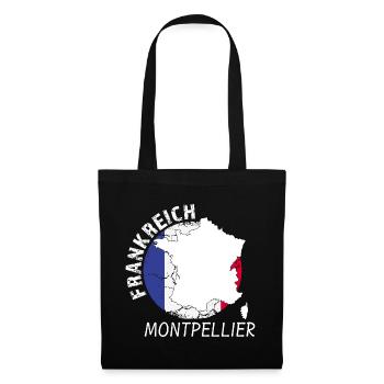 Montpellier - Stoffbeutel - Schwarz - Vorne