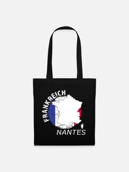 Nantes - Stoffbeutel - Schwarz