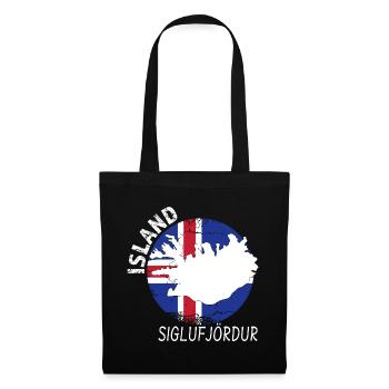 Siglufjördur - Sac en tissu - noir - Devant