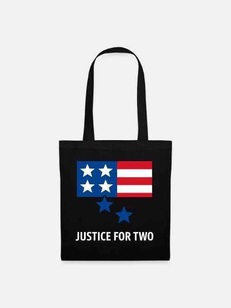Justice For Two - Stoffbeutel - Schwarz