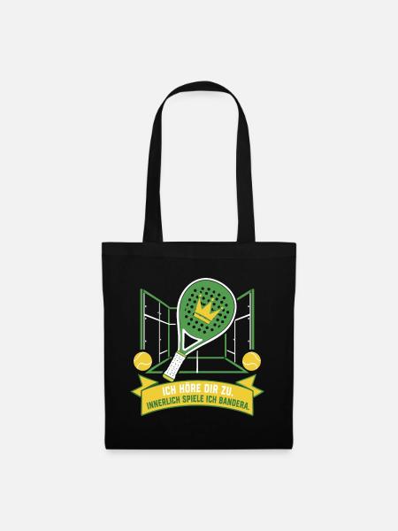 Innerlich immer Bandera — Padel 2026 - Stoffbeutel - Schwarz