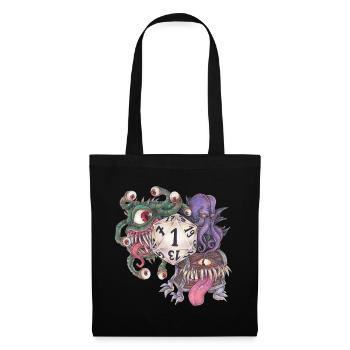 Role Playing Game Tabletop D20 Dice Gift Fail - Tote Bag - black - Front
