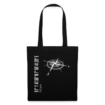 Olpe - Sac en tissu - noir - Devant