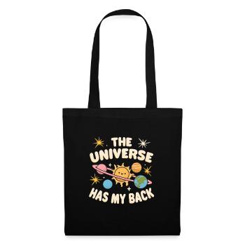 The universe got my back - Stoffbeutel - Schwarz - Vorne