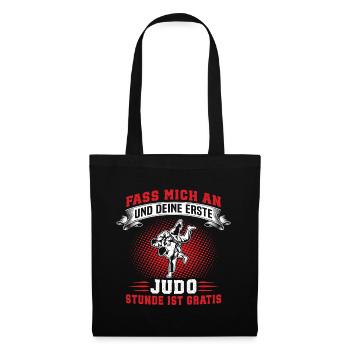 JUDO  - Stoffbeutel - Schwarz - Vorne