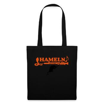 rat des enseignants / rat teacher (2c) - Sac en tissu - noir - Devant