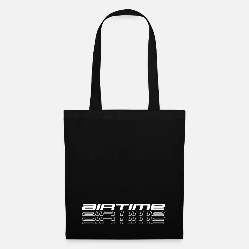 airtime shaddows shape on dark - Stoffbeutel - Schwarz