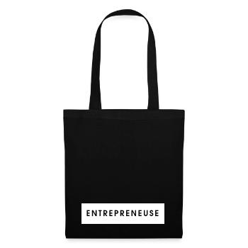 Entrepreneuse - Sac en tissu - noir - Devant