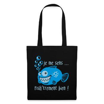like a fish in water - Tote Bag - black - Front