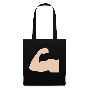 Arm 1 - Stoffbeutel - Schwarz - Vorne