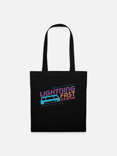 Lustige VHS VCR Vintage 90er Jahre 80er Jahre Shirt Geschenk - Stoffbeutel - Schwarz