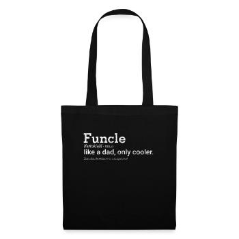 Funny Uncle Funcle - Tote Bag - black - Front