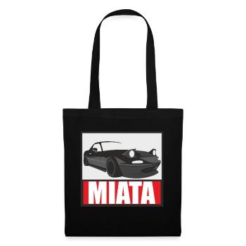 Miata - Sac en tissu - noir - Devant