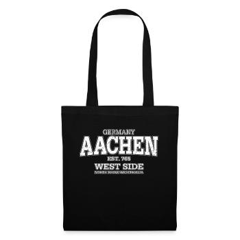 Aachen (à l'ancienne blanc) - Sac en tissu - noir - Devant