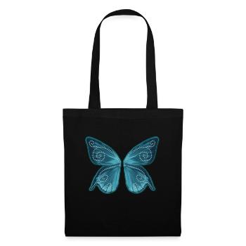 Butterfly wings, fairy, Wonderland, magic - Tote Bag - black - Front