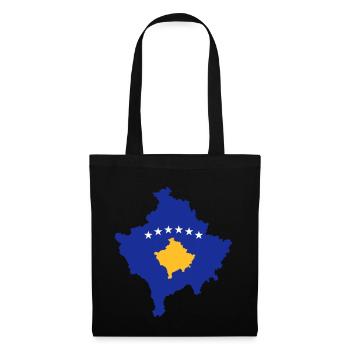 kosovo - Sac en tissu - noir - Devant