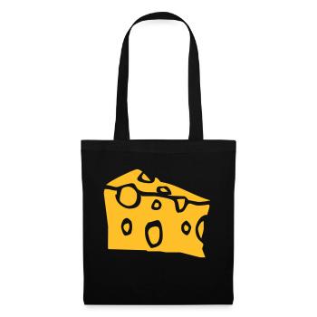 cheese - Sac en tissu - noir - Devant