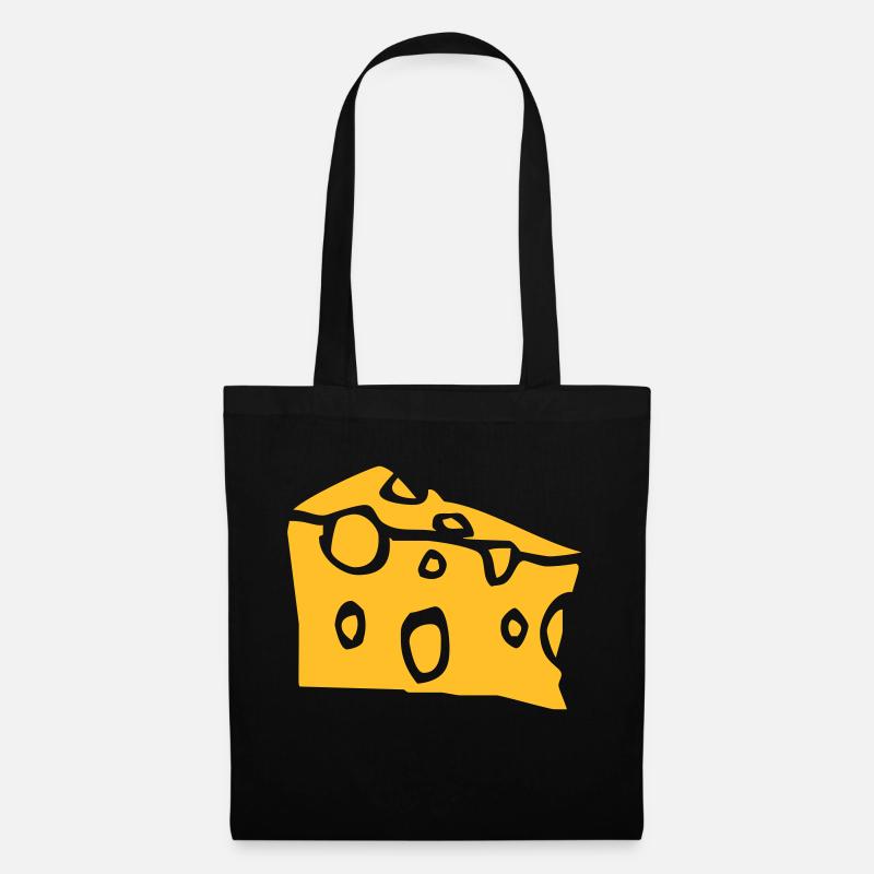 cheese - Tote Bag - black