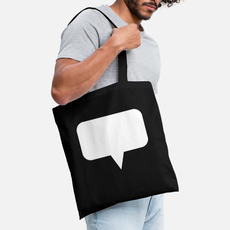 Speech Bubble Thought Bubble Label Speechbubble Tote Bag