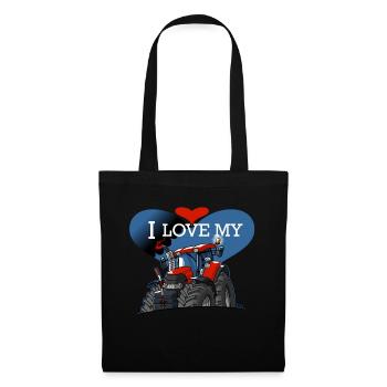 0841 0844 J'aime mon CIH def - Sac en tissu - noir - Devant