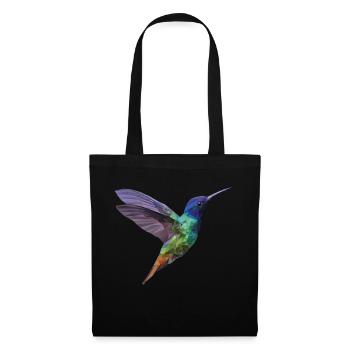 hummingbird low poly a redhead to the rescue - Tote Bag - black - Front