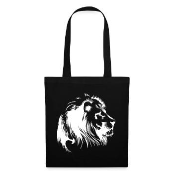 lion - Stoffbeutel - Schwarz - Vorne