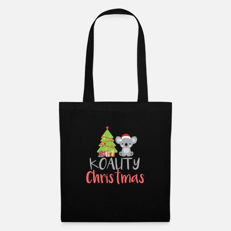 Koality Weihnachten - Stoffbeutel - Schwarz
