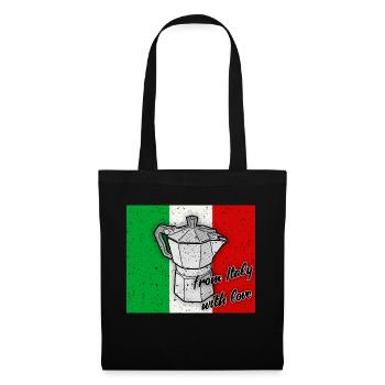 coffee - from italy with love - Tote Bag - black - Front