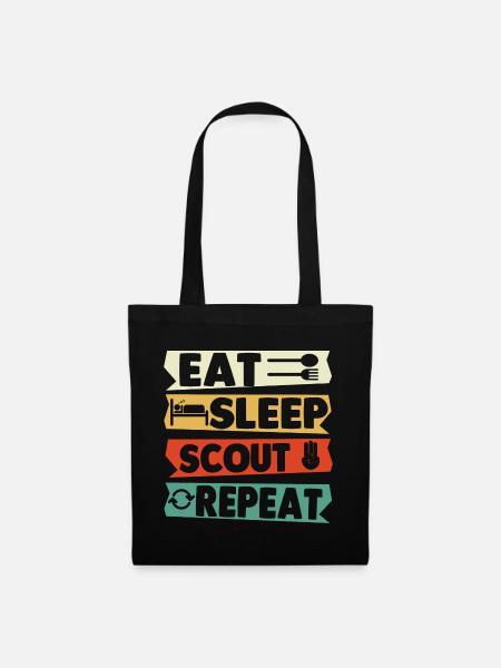 Scout Camp Gift - Tote Bag - black