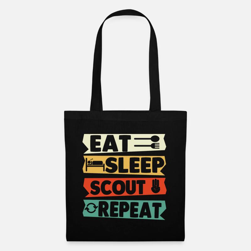 Scout Camp Gift - Tote Bag - black