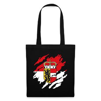 Véritable Salzbourg & Autriche Patriotes & Vacanciers - Sac en tissu - noir - Devant
