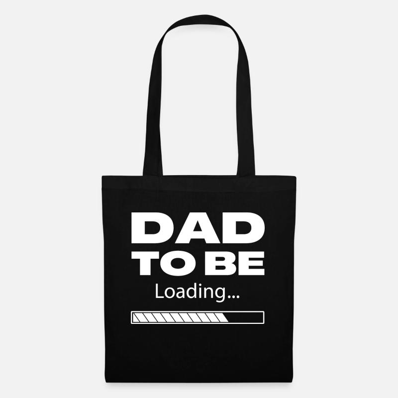 Dad To Be Loading White - Tote Bag - black