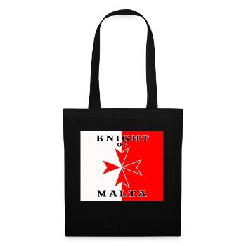 Knight of Malta - Stoffbeutel - Schwarz - Vorne