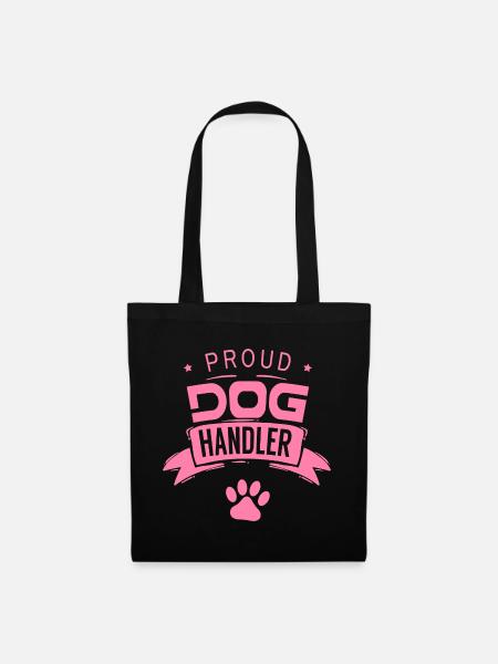 Proud dog handler dog handler mama service dog - Tote Bag - black