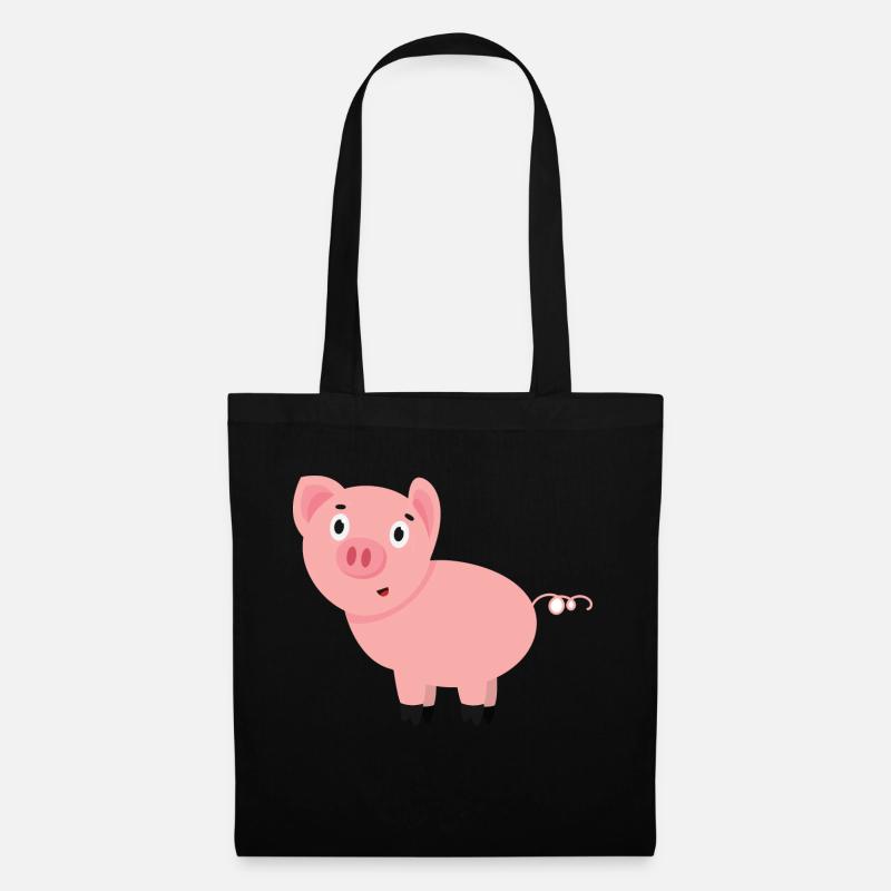 Pig - Tote Bag - black