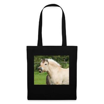 Cheval. Cheval. - Sac en tissu - noir - Devant