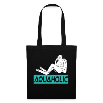 Aquaholic Scuba Diving Diver - Tote Bag - black - Front
