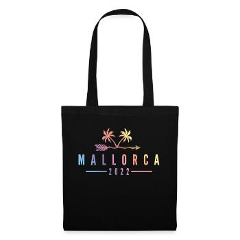 Mallorca 2022 - Stoffbeutel - Schwarz - Vorne