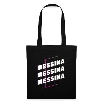 Messina Italy City Font Skyline Home - Tote Bag - black - Front