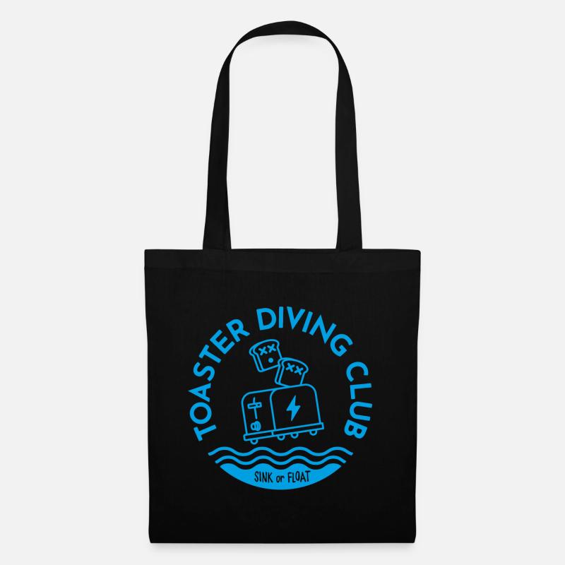 TOASTER DIVING CLUB - Stoffbeutel - Schwarz