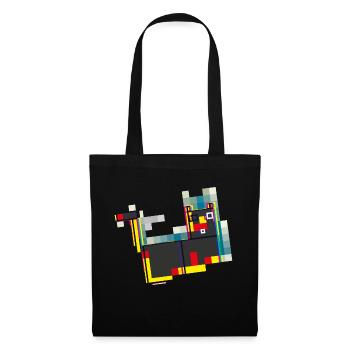 CHAT QUATRE - Sac en tissu - noir - Devant