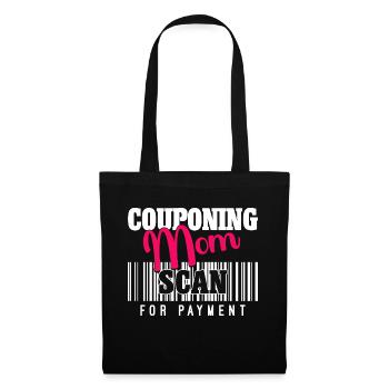 Coupon Shopper Discount Couponer Vente à prix réduit - Sac en tissu - noir - Devant