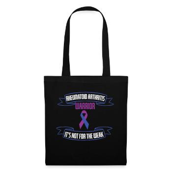 Rheumatoid Arthritis Not For Weak - Tote Bag - black - Front