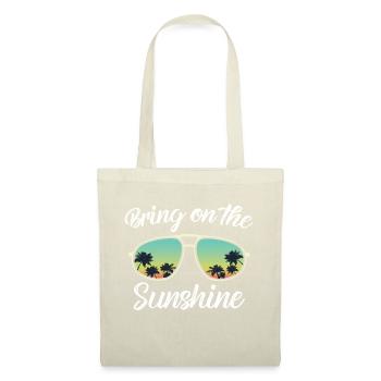 Sunglasses, Sunshine T-Shirt - Stoffbeutel - Natur - Vorne