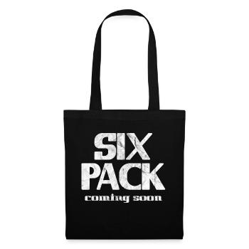 Six Pack à venir 18 - Sac en tissu - noir - Devant