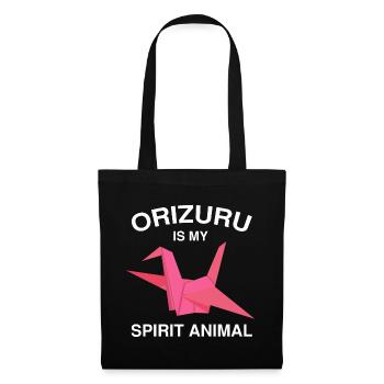 Conception d'origami Kirigami coloré - Sac en tissu - noir - Devant