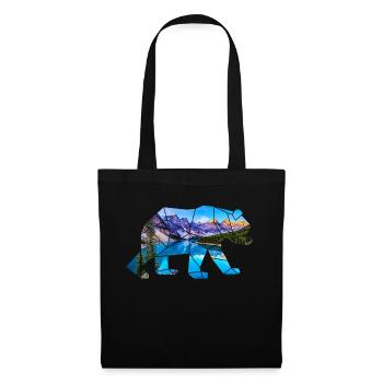 Polygon Bear Canada Moraine Lake - Tote Bag - black - Front