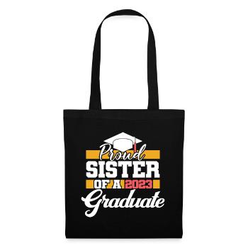 Proud Sister Of A 2023 Graduate Graduation Party - Tote Bag - black - Front