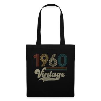 Vintage Birthday 1960 - Tote Bag - black - Front