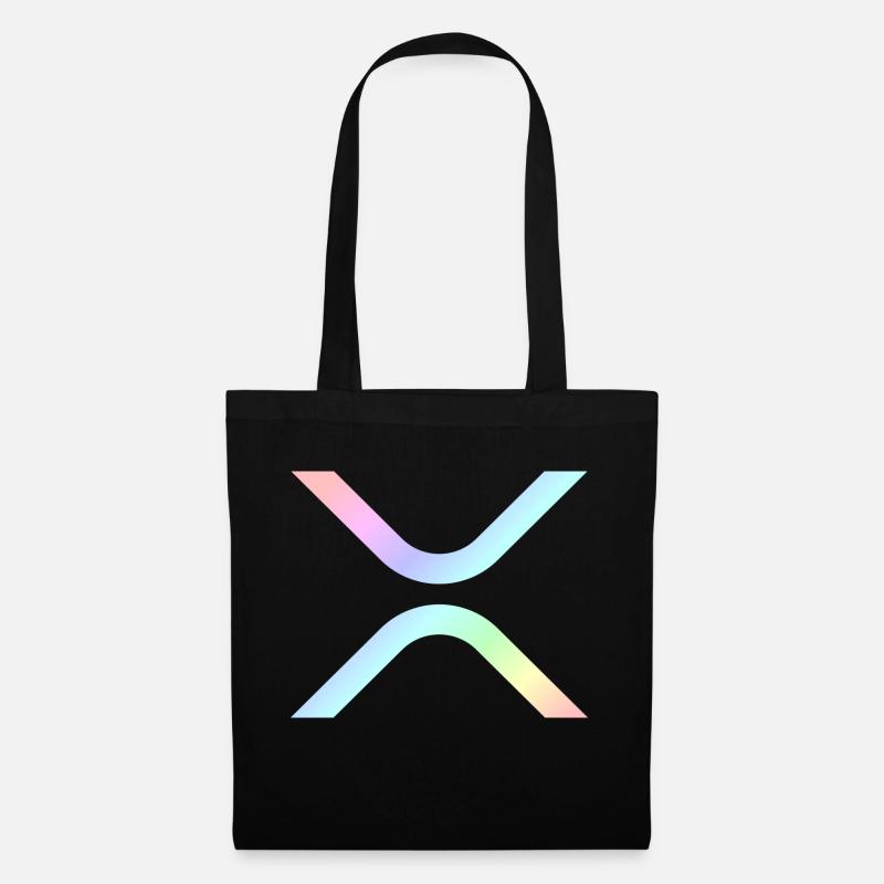 XRP Ripple color - Stoffbeutel - Schwarz